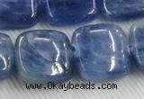 CKC527 15.5 inches 20mm square natural Brazilian kyanite beads