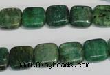 CKC62 15.5 inches 12*12mm square natural green kyanite beads