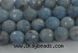 CKC702 15.5 inches 8mm faceted round imitation blue kyanite beads