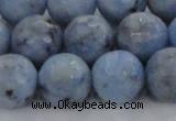 CKC706 15.5 inches 16mm faceted round imitation blue kyanite beads