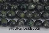 CKJ310 15.5 inches 4mm faceted round kambaba jasper beads