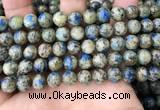 CKJ415 15.5 inches 8mm round k2 jasper beads wholesale