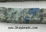 CKJ443 15.5 inches 8*10mm - 10*12mm rectangle natural k2 jasper beads