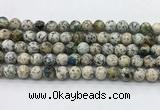 CKJ454 15.5 inches 8mm round natural k2 jasper beads wholesale