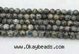 CKJ459 15.5 inches 8mm round natural k2 jasper beads wholesale