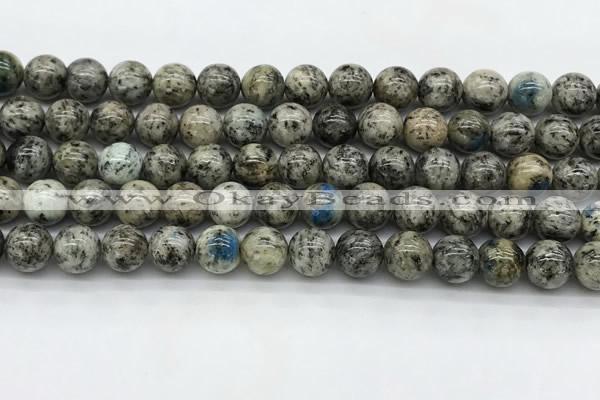 CKJ459 15.5 inches 8mm round natural k2 jasper beads wholesale