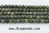 CKJ471 15.5 inches 8mm round natural k2 jasper beads wholesale