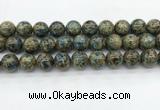 CKJ478 15.5 inches 14mm round natural k2 jasper beads wholesale