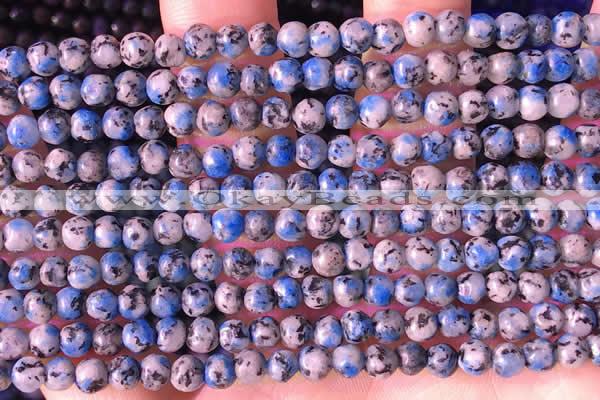 CKJ700 15.5 inches 4mm round imitation k2 jasper beads wholesale