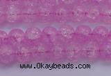 CKQ301 15.5 inches 6mm round dyed crackle quartz beads wholesale