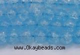 CKQ330 15.5 inches 8mm round dyed crackle quartz beads wholesale