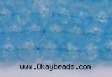 CKQ331 15.5 inches 10mm round dyed crackle quartz beads wholesale