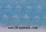 CKQ333 15.5 inches 14mm round dyed crackle quartz beads wholesale