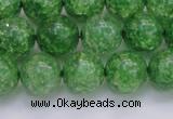 CKQ340 15.5 inches 14mm round dyed crackle quartz beads wholesale