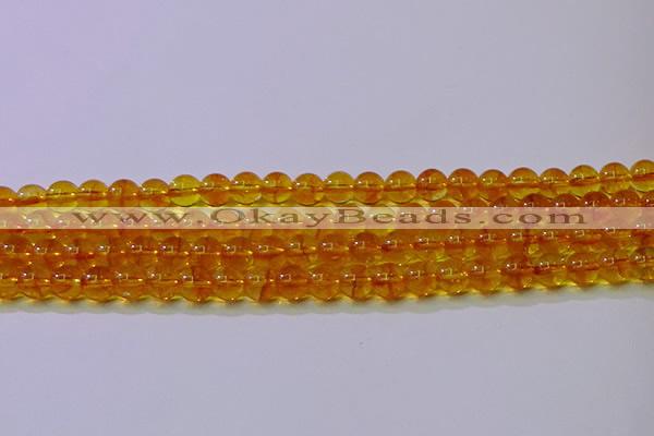 CKQ381 15.5 inches 6mm round dyed crackle quartz beads