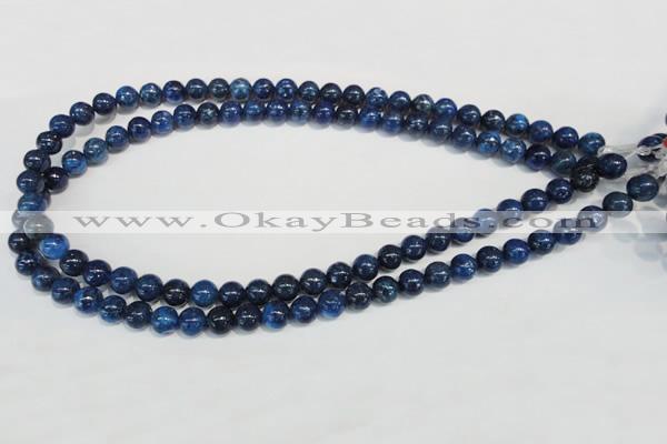 CKU101 15.5 inches 6mm round dyed kunzite beads wholesale