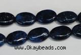 CKU131 15.5 inches 10*14mm oval dyed kunzite beads wholesale