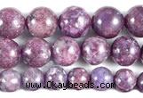 CKU16 15 inches 8mm,10mm & 12mm round purple kunzite beads