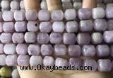 CKU333 15.5 inches 10*12mm tube kunzite gemstone beads