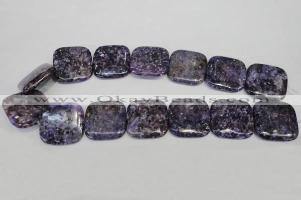 CKU50 15.5 inches 30*30mm square purple kunzite beads wholesale