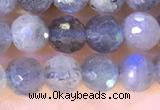 CLB1071 15.5 inches 5mm faceted round labradorite beads