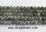 CLB1077 15.5 inches 10mm faceted round labradorite beads