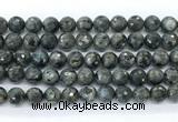 CLB1212 15.5 inches 8mm faceted round black labradorite gemstone beads