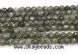 CLB1249 15 inches 6mm faceted round labradorite beads wholesale