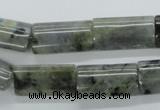 CLB125 15.5 inches 12*20mm flat column labradorite gemstone beads