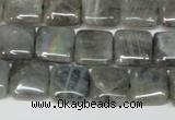 CLB163 15.5 inches 12*12mm square labradorite gemstone beads