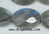 CLB189 15.5 inches 22*30mm faceted oval labradorite beads