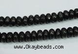 CLB300 15.5 inches 3*6mm rondelle black labradorite gemstone beads