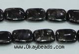 CLB309 15.5 inches 10*14mm rectangle black labradorite gemstone beads