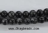 CLB351 15.5 inches 6mm round black labradorite beads wholesale