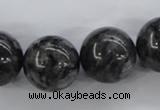 CLB357 15.5 inches 18mm round black labradorite beads wholesale