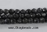 CLB361 15.5 inches 8mm faceted round black labradorite beads wholesale