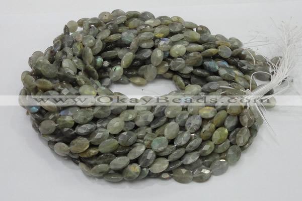 CLB41 15.5 inches 10*14mm faceted oval labradorite gemstone beads