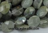 CLB42 15.5 inches 12*16mm faceted oval labradorite gemstone beads