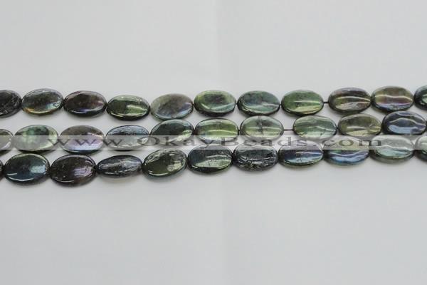 CLB650 15.5 inches 13*18mm oval AB-color labradorite beads