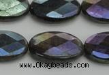 CLB659 15.5 inches 12*16mm faceted oval AB-color labradorite beads