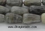 CLB725 15.5 inches 10*30mm teardrop labradorite gemstone beads