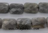 CLB749 15.5 inches 10*14mm faceted rectangle labradorite gemstone beads