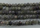 CLB755 15.5 inches 2.5*4mm faceted rondelle AB-color labradorite beads