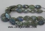 CLB770 15.5 inches 20*25mm - 22*30mm faceted freeform labradorite beads