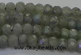 CLB771 15.5 inches 2.5*4mm faceted rondelle labradorite beads