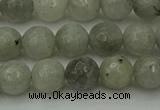 CLB862 15.5 inches 8mm faceted round AB grade labradorite beads