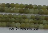 CLB870 15.5 inches 3mm round matte labradorite gemstone beads