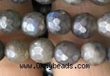 CLB881 15.5 inches 6mm faceted round AB-color labradorite beads