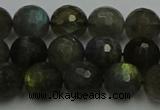 CLB903 15.5 inches 10mm faceted round labradorite gemstone beads