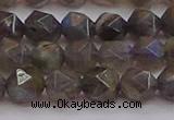 CLB974 15.5 inches 12mm faceted nuggets labradorite gemstone beads